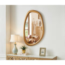  Meridian Holland Brass Polyresin Frame Mirror IMAGE 2