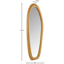  Meridian Holland Brass Polyresin Frame Mirror IMAGE 6