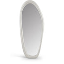  Meridian Holland White Polyresin Frame Mirror IMAGE 1