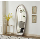  Meridian Holland White Polyresin Frame Mirror IMAGE 2