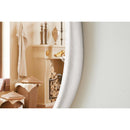 Meridian Holland White Polyresin Frame Mirror IMAGE 5