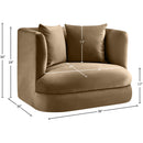 Manufacturer Color_Beige -- Meridian Alder Stationary Fabric Chair IMAGE 16