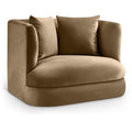  Manufacturer Color_Beige -- Meridian Alder Stationary Fabric Chair IMAGE 1