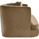  Manufacturer Color_Beige -- Meridian Alder Stationary Fabric Loveseat IMAGE 7