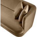 Meridian Alder Beige Velvet Sofa IMAGE 11