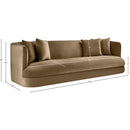  Manufacturer Color_Beige -- Meridian Alder Stationary Fabric Sofa IMAGE 16