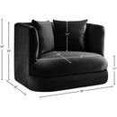  Manufacturer Color_Black -- Alder Black Velvet Upholstered Chair IMAGE 16
