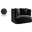  Manufacturer Color_Black -- Alder Black Velvet Upholstered Chair IMAGE 17