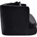  Manufacturer Color_Black -- Alder 66" Black Velvet Upholstered Loveseat IMAGE 7