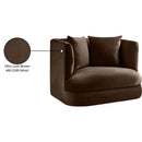  Manufacturer Color_Brown -- Alder Brown Velvet Upholstered Chair IMAGE 17