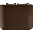  Manufacturer Color_Brown -- Alder Brown Velvet Upholstered Chair IMAGE 5
