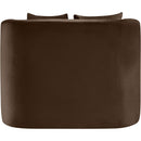 Meridian Alder Brown Velvet Chair IMAGE 5