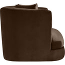  Manufacturer Color_Brown -- Alder Brown Velvet Upholstered Chair IMAGE 7