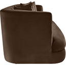 Manufacturer Color_Brown -- Alder 93.5" Brown Velvet Upholstered Sofa IMAGE 7