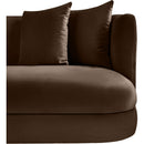  Manufacturer Color_Brown -- Alder 93.5" Brown Velvet Upholstered Sofa IMAGE 8