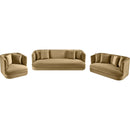  Manufacturer Color_Camel -- Alder 66" Camel Velvet Upholstered Loveseat IMAGE 12