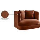  Manufacturer Color_Cognac -- Alder Cognac Velvet Upholstered Chair IMAGE 17