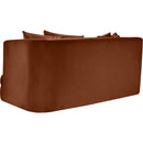 Manufacturer Color_Cognac -- Alder 66" Cognac Velvet Upholstered Loveseat IMAGE 6