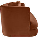  Manufacturer Color_Cognac -- Alder 93.5" Cognac Velvet Upholstered Sofa IMAGE 7