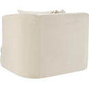 Meridian Alder Cream Velvet Chair IMAGE 6