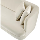  Manufacturer Color_Cream -- Alder 66" Cream Velvet Upholstered Loveseat IMAGE 11