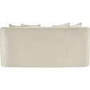  Manufacturer Color_Cream -- Alder 66" Cream Velvet Upholstered Loveseat IMAGE 5