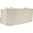 Meridian Alder Cream Velvet Loveseat IMAGE 6