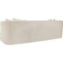 Meridian Alder Cream Velvet Sofa IMAGE 6