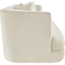  Manufacturer Color_Cream -- Alder 93.5" Cream Velvet Upholstered Sofa IMAGE 7