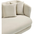  Manufacturer Color_Cream -- Alder 93.5" Cream Velvet Upholstered Sofa IMAGE 9