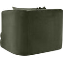  Manufacturer Color_Green -- Alder Green Velvet Upholstered Chair IMAGE 6