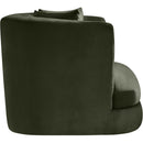 Meridian Alder Green Velvet Chair IMAGE 7