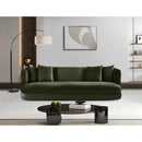  Manufacturer Color_Green -- Alder 93.5" Green Velvet Upholstered Sofa IMAGE 2