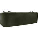  Manufacturer Color_Green -- Alder 93.5" Green Velvet Upholstered Sofa IMAGE 6
