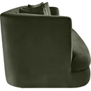  Manufacturer Color_Green -- Alder 93.5" Green Velvet Upholstered Sofa IMAGE 7