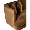  Manufacturer Color_Saddle -- Alder Saddle Velvet Upholstered Chair IMAGE 10