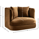  Manufacturer Color_Saddle -- Alder Saddle Velvet Upholstered Chair IMAGE 15