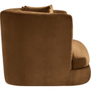  Manufacturer Color_Saddle -- Alder Saddle Velvet Upholstered Chair IMAGE 7