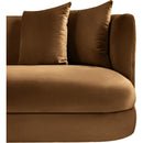  Manufacturer Color_Saddle -- Alder 66" Saddle Velvet Upholstered Loveseat IMAGE 8