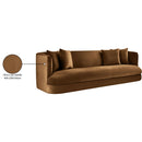 Manufacturer Color_Saddle -- Alder 93.5" Saddle Velvet Upholstered Sofa IMAGE 16