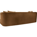 Meridian Alder Saddle Velvet Sofa IMAGE 6