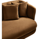  Manufacturer Color_Saddle -- Alder 93.5" Saddle Velvet Upholstered Sofa IMAGE 9