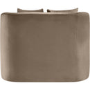  Manufacturer Color_Taupe -- Alder Taupe Velvet Upholstered Chair IMAGE 5
