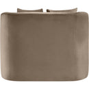 Meridian Alder Taupe Velvet Chair IMAGE 5