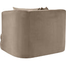  Manufacturer Color_Taupe -- Alder Taupe Velvet Upholstered Chair IMAGE 6