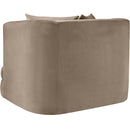 Meridian Alder Taupe Velvet Chair IMAGE 6