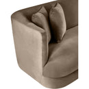  Manufacturer Color_Taupe -- Alder 66" Taupe Velvet Upholstered Loveseat IMAGE 10