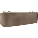  Manufacturer Color_Taupe -- Alder 93.5" Taupe Velvet Upholstered Sofa IMAGE 6