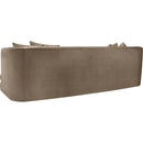 Meridian Alder Taupe Velvet Sofa IMAGE 6