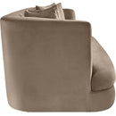  Manufacturer Color_Taupe -- Alder 93.5" Taupe Velvet Upholstered Sofa IMAGE 7